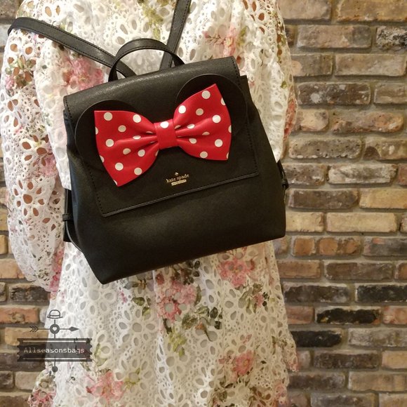 kate spade Handbags - Kate spade Minnie mouse Black BACKPACK disney NWT